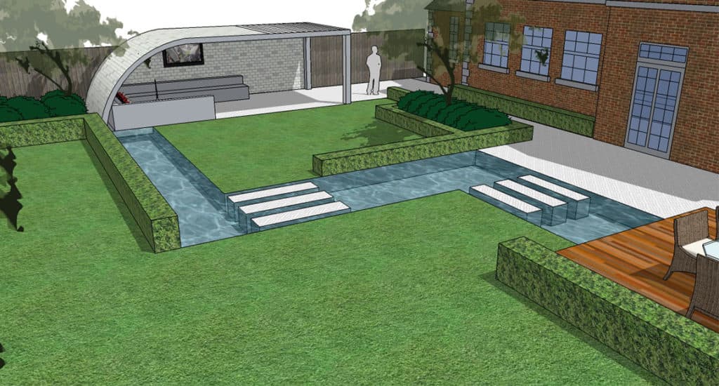 Courtyard 3D Layout Visualization
