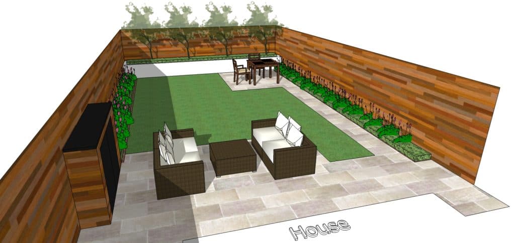 Bespoke Landscaping 3D Blueprint