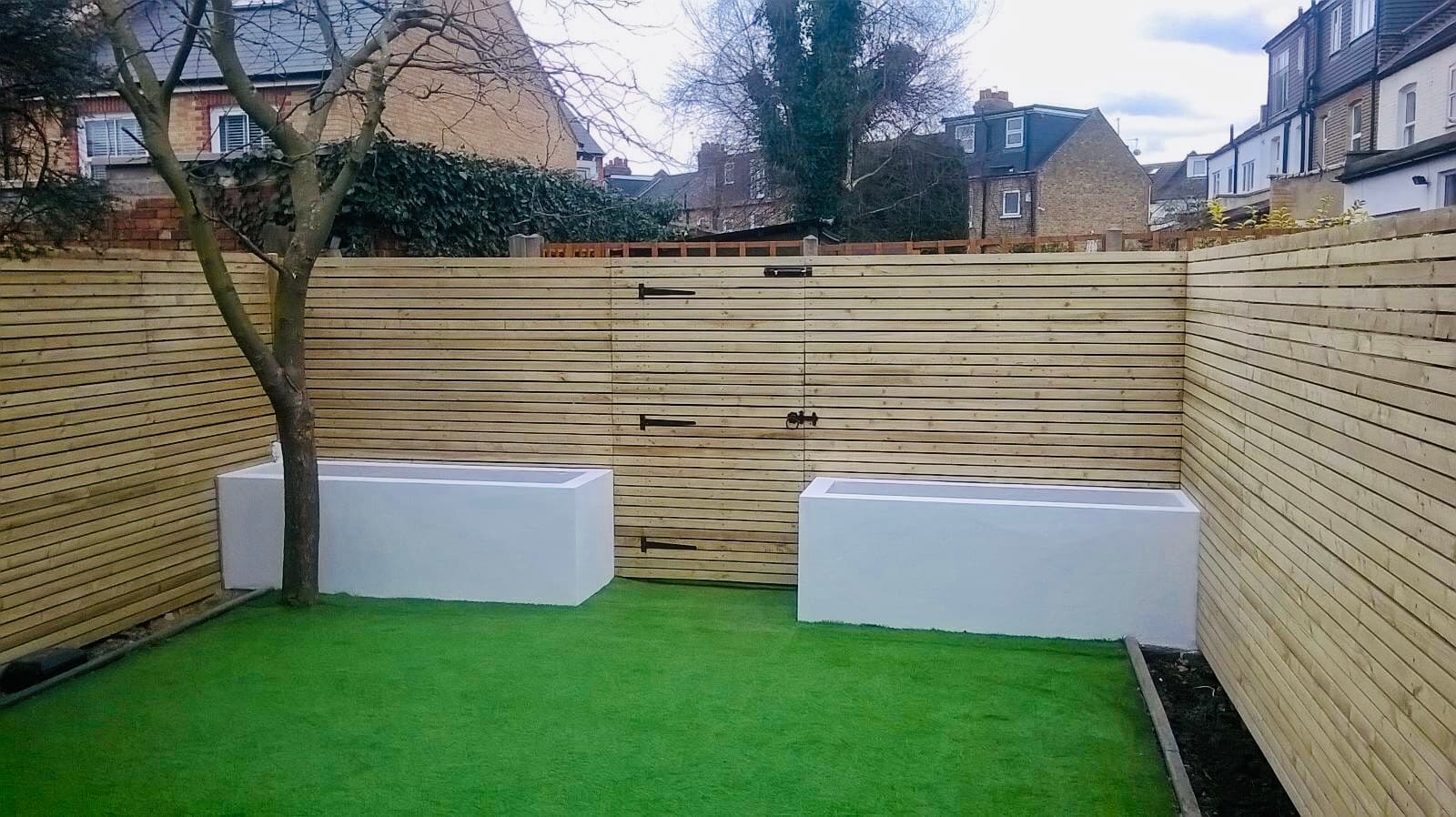 Retaining Stone Boundary Wall