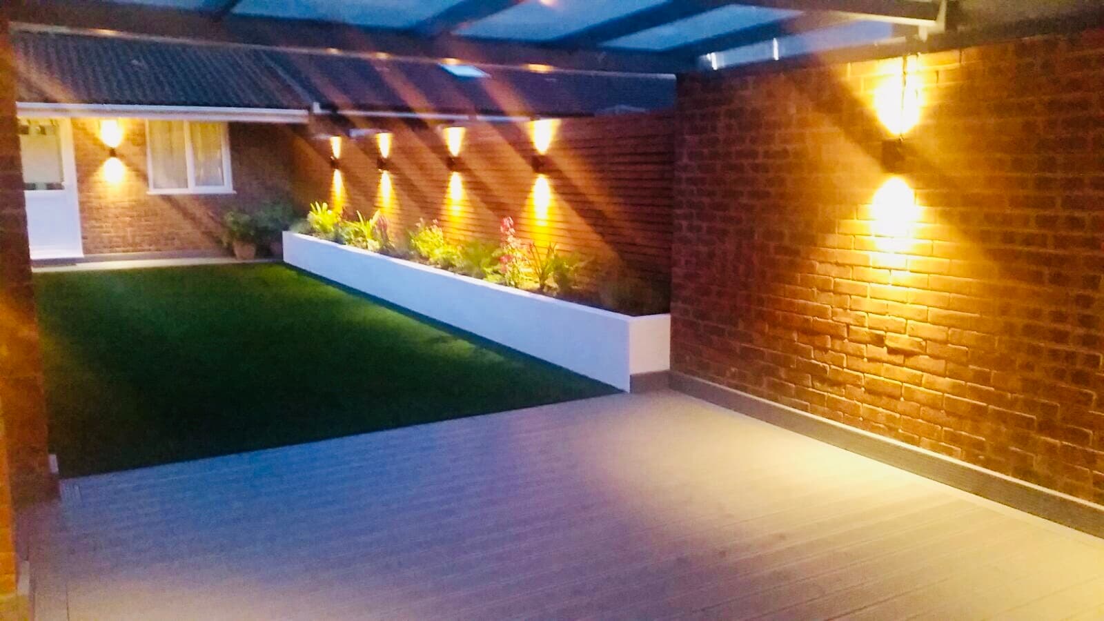 Custom Garden Feature & Planters
