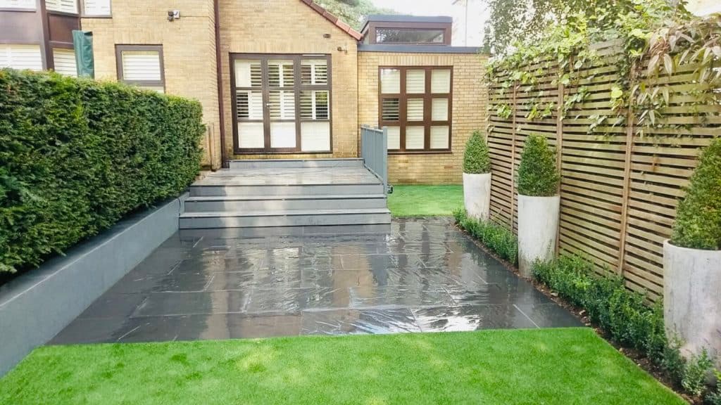 Slate Patio & Dining Area